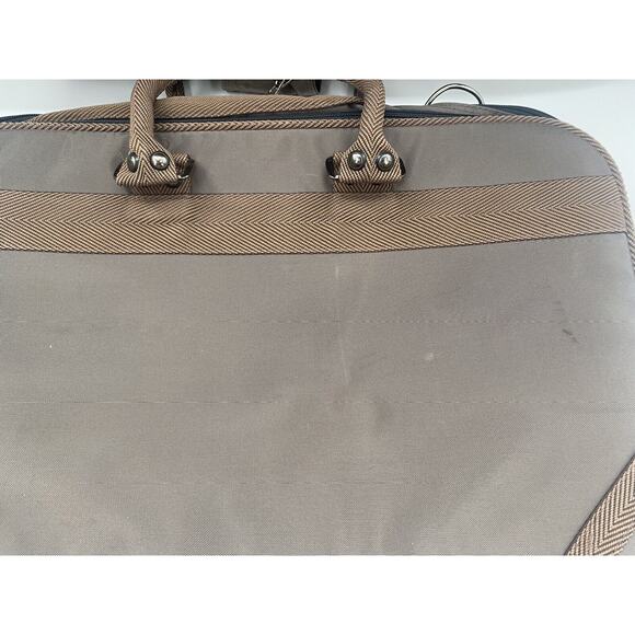 Oleg Cassini Luggage Travel Bag Folding Suitcase Suit/Garment Combo Retro Set - Picture 11 of 12